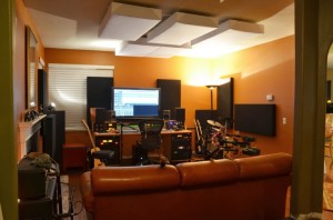 Monster Bass Traps in Home Studio