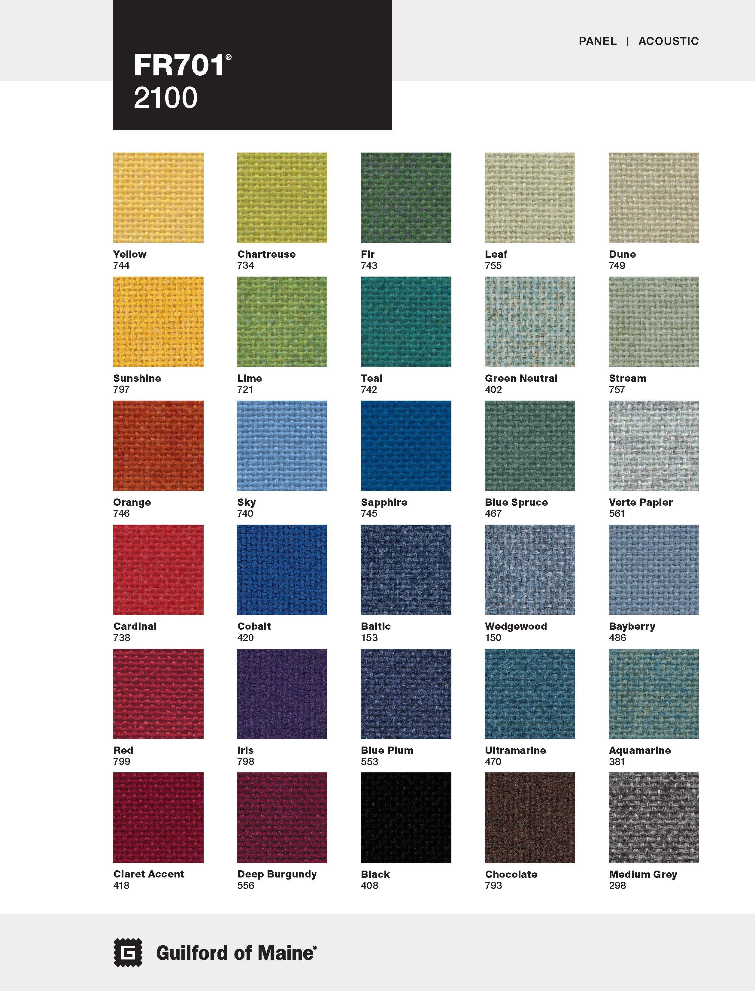 Fabric Acoustic Panels - FR701