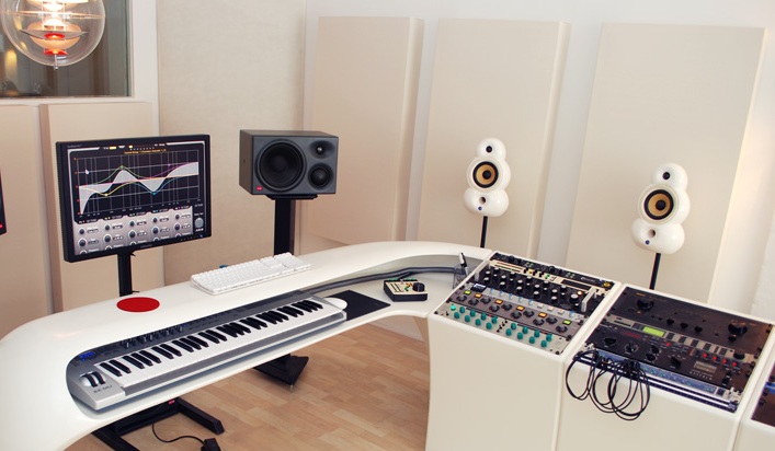 Studio with GIK Acoustic Panels