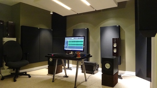 JustMastering front wall GIK Acoustics