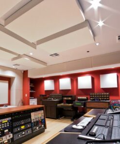 bass traps and cloud panels by GIK Acoustics in Lost Ark Studio Control panel