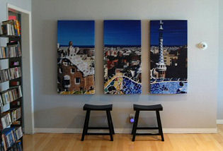 Art Panels Acoustic panels triptych by GIK Acoustics