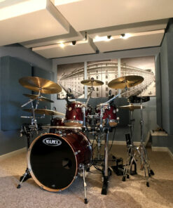 Home Recording Studio ideas for Drums GIK Acoustics monster bass traps 244 bass traps Michael Bell