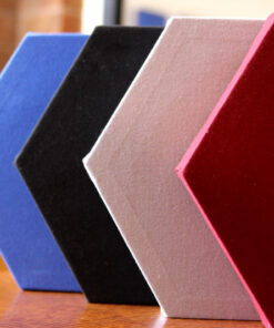 GIK Acoustics Hexagon Decorative Acoustic Panels in many colors