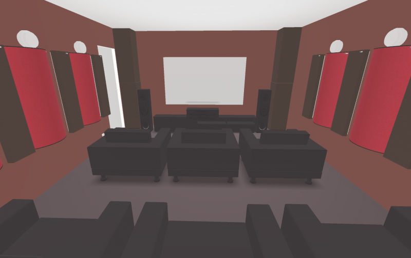 GIK Acoustics Home theater Plan inside