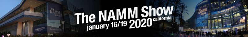 NAMM 2020 banner