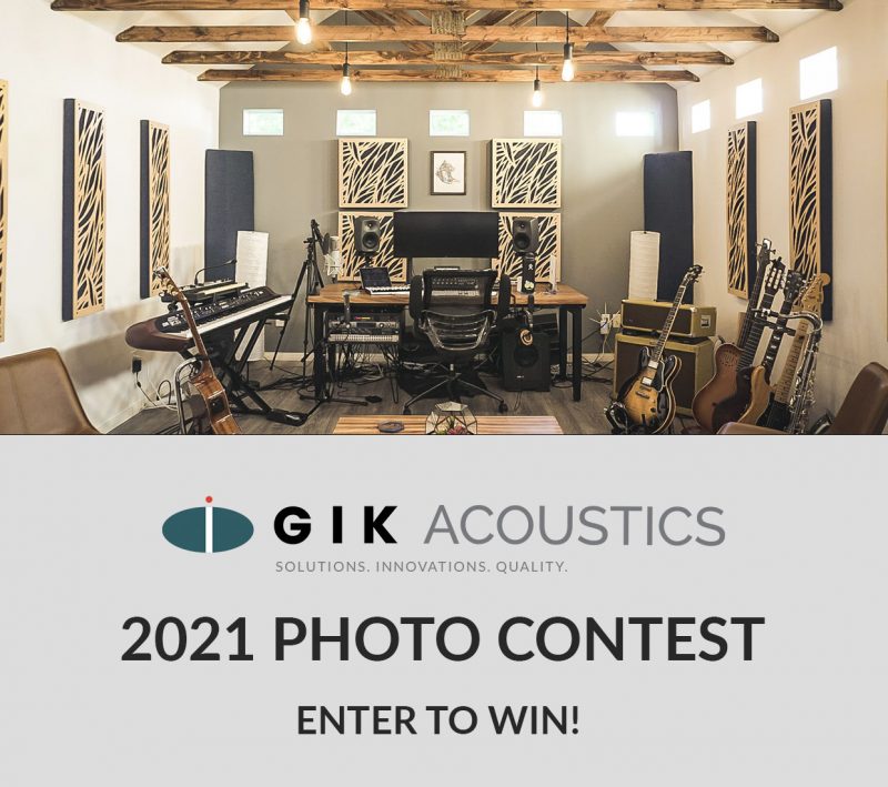 GIK Acoustics 2021 Photo Contest Enter to Win