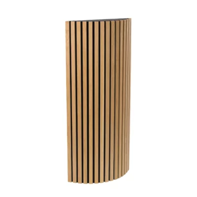 SlatFusor PL – Poly-Cylindrical Wood Slat Diffuser